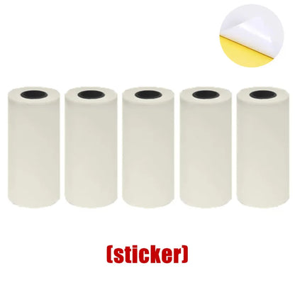 X6 Mini HD Printer Portable Sticker Label Printer Bluetooth Pocket Thermal Printer with Paper for Student Note Inkless Printing